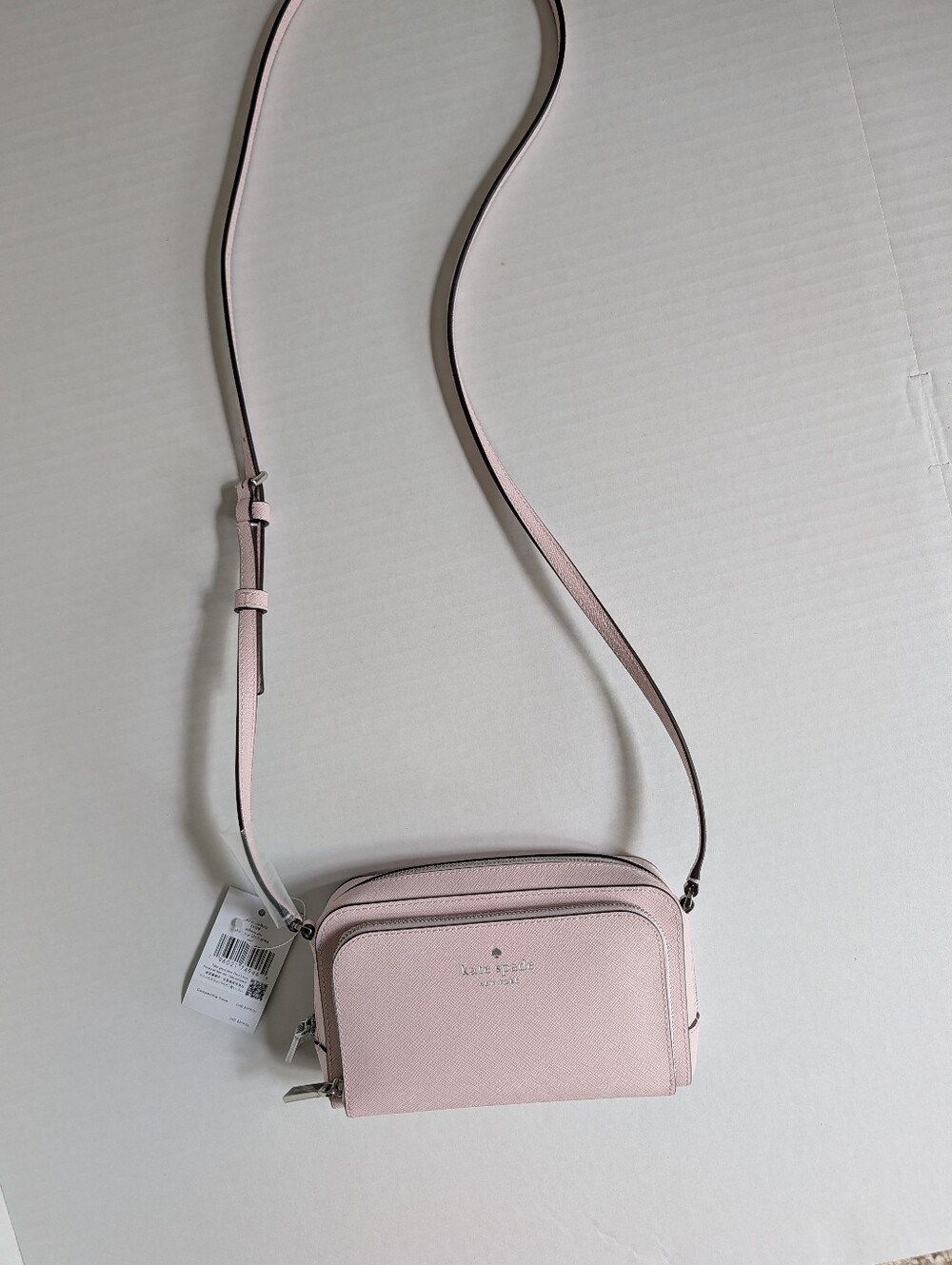 NWT kate spade Pale Pink Saffiano Crossbody Bag